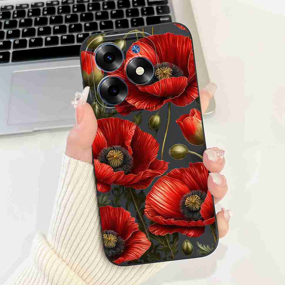 Silicone Casing For Tecno Spark Go 2024 BG6 Cases Soft Shell New Fashion Animal Phone Cover For Tecno SparkGo 2024 Bumper