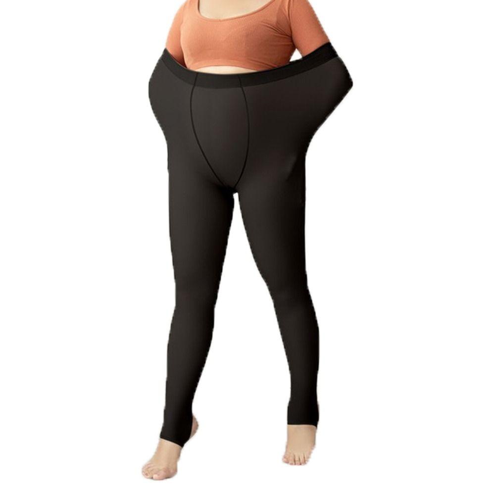 Translucent Hip Lifting Winter Push Up Pants Pantyhose Women Plus Size Leggings Thermal Stocking