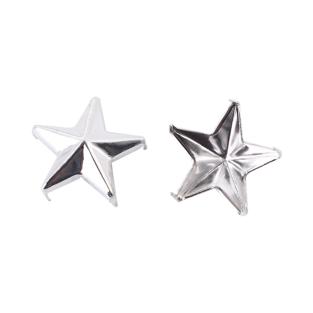 Metal Releasable for Hat,Bag,Clothes Quality Star Rivets DIY Studs Garment Supplies Sewing Decor