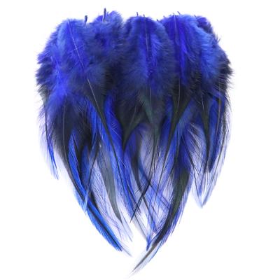 Натуральное перо, 100 шт., куриное перо, 4-6 дюймов, красивый петух, ювелирные изделия ручной работы для вязания мух, материалы, аксессуар, петушиный шлейф