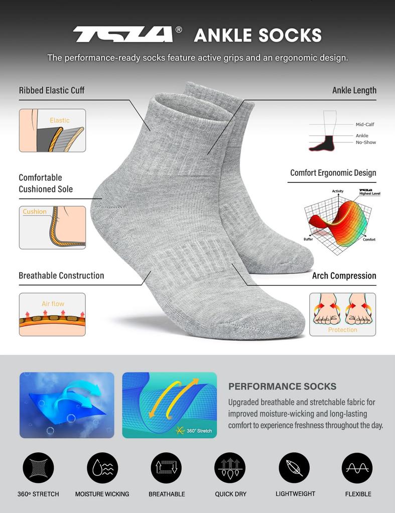 Sports Unisex Odor Sweat Quick High Cut Outdoor Casual 3 [Tesla] Socks, Socks, [Antibacterial, Resistant, Absorbent, Drying] Cushion, Socks, Pairs,