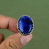 Sodalite Ring 925 Sterling Silver Ring Genuine Gemstone Jewelry Handmade Ring Beautiful Silver Jewelry Gifts For Dad Available In Ring Size