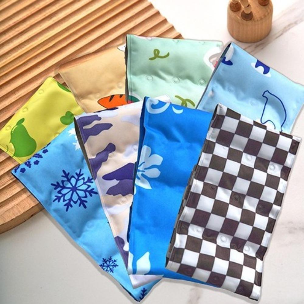 Мультяшный охлаждающий ледяной шарф портативный ошейник для собак удобный шарф для домашних животных охлаждающий артефакт