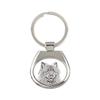 Keeshond, Dutch Barge Dog, Smiling Dutchman, - Keychain with a Dog, Keychain with a Print, Personalized Pendant from the Brand