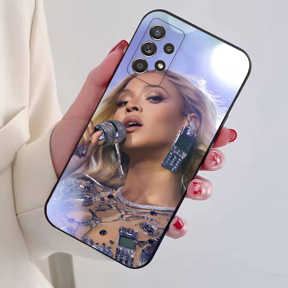 Singer B-Beyonce Phone Case For Samsung S25,S24,S21,S22,S23,S30,Ultra,S20,Plus,Fe,Soft Silicone Black Cover