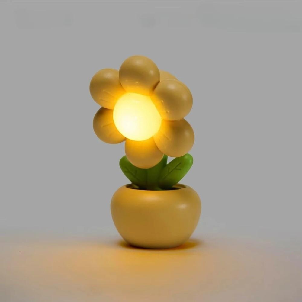 LED Light Source LED Night Light Floral Design Small Desk Lamp For Holiday Gift