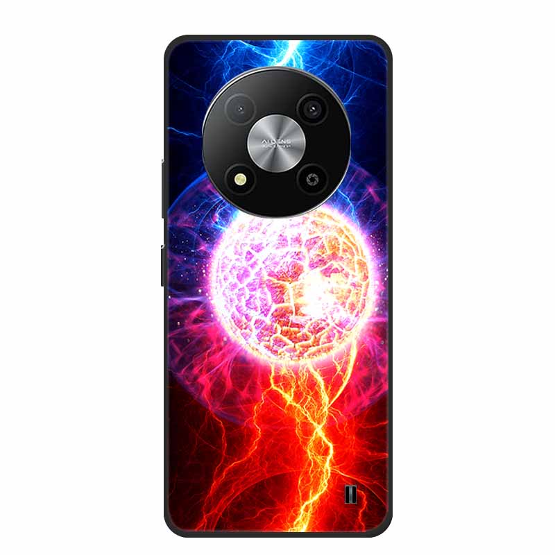 Phone Case For ZTE Blade A73 5G Back Cover Case Black Silicone Shockpoof Soft Funda For ZTE Blade A73 5G Case A 73 6.52" Coque