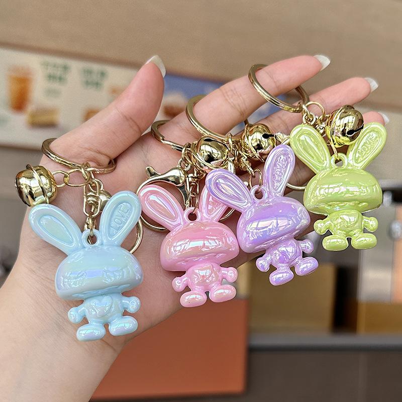 Мультяшный акриловый кролик брелок кулон рюкзак подвески автомобильный брелок аксессуары