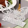 Square Base Iron Napkin Storage Stand Vertical Design Elegant Kitchen Decoration  Cafe