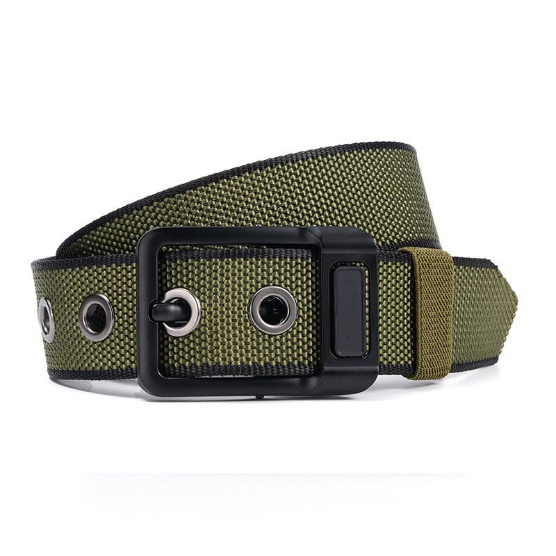 Outdoor Belt Men's Nylon Belt Adjustable Simple Automatic Buckle Belt