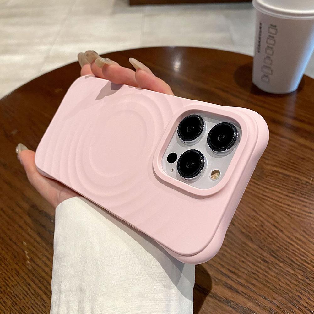 Magnetic Wireless Charging Phone Case For iPhone 16 Pro Max 17 Air 15 13 14 12 11 Pro Case Silicone For Magsafe Protection Cover