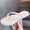 New Colorful Flip-flops Bathing Non-slip Pinching Feet Summer Travel Couple Portable Cool Slippers Women's