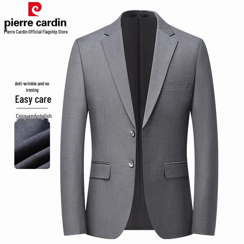 Pierre Cardin Мужской деловой повседневный пиджак против морщин
