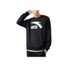Anta Lifestyle Series Letter Logo Printed Casual Pullover Long Sleeve Hoody Unisex Hoody Black 972338723-4