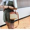 Соломенная сумка через плечо Pu Лоскутные сумки Прочная сумка-мессенджер для женщин