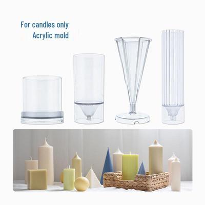 Акриловая коническая форма для свечи-столба - DIY корейская ароматическая палочка, восковая модель