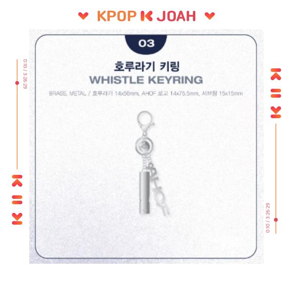 (WHISTLE KEYRING) AHOF [WHO WE ARE] Pop-Up STORE MD