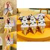 Adorable Cartoon Panda Keychain With Cute Ice Cream Stack Design Pvc Material