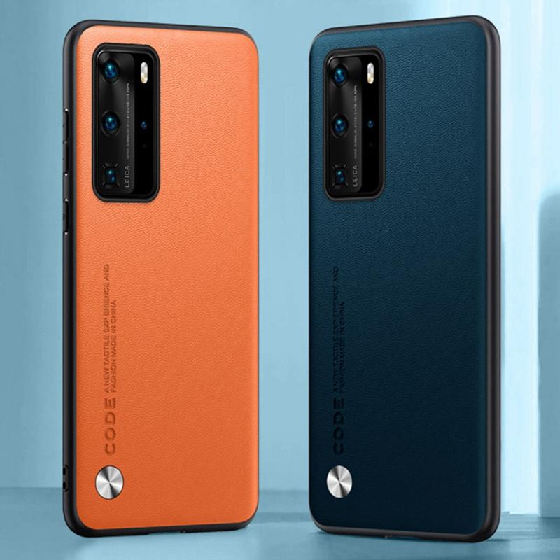 Роскошный чехол из искусственной кожи для Huawei P40 Pro Plus, задняя крышка, матовый силиконовый чехол для телефона с полной защитой для Huawei P40 Lite 5G 4G