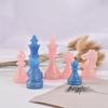DIY Chess Silicone Mold Handmade Chessboard Set Crystal Epoxy Resin Candle Mold Home Gathering and Outdoor Game Tools