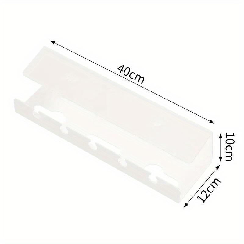 Under Desk Cable Management Cable Tray Under Desk With Clamp Power Strip Cord Holder No Drilling Sturdy Spacious Supplies