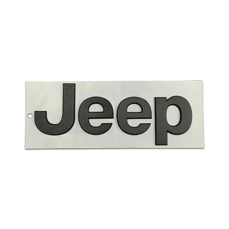 ABS Car Front Emblem for Jeep Grand Cherokee Commander Renegade Liberty Compass PatriotWrangler Tj Jk Trunk  Decoration