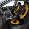 Комплект чехлов на сиденья автомобиля с дизайном «Подсолнухи и бабочки» для большинства автомобилей, высококачественные удобные защитные чехлы для сидений автомобиля, полный комплект, Ун
