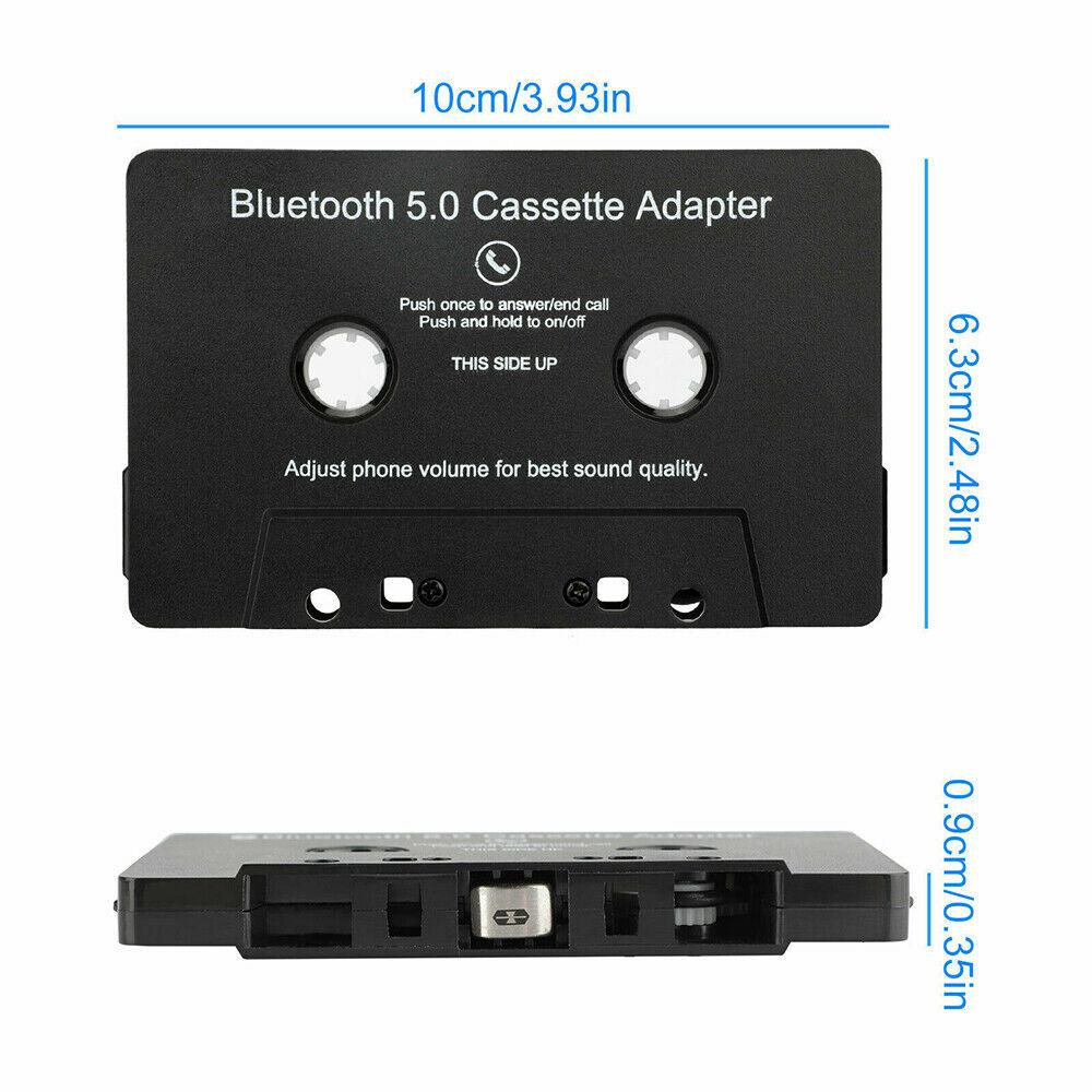 Беспроводной Bluetooth 5,0 кассетный адаптер автомобильный MP3 громкая связь Aux стерео звук стерео аудио лента кассетный плеер