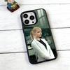 Чехол для телефона с Эммой Стоун для iPhone 17, 16, 15, 14, 13, 12, 11 Plus, Pro, магнитный, для беспроводной зарядки Magsafe