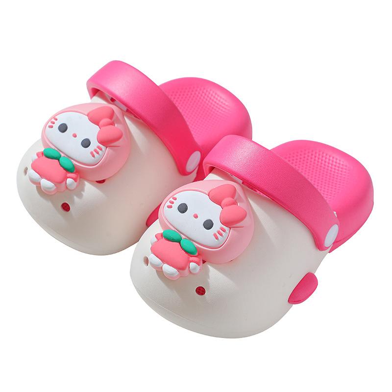 Kids Summer Non Slip Lightweight Clogs Cute Soft Sole Indoor Outdoor Sandals Boys Girls Funny Home Slippers