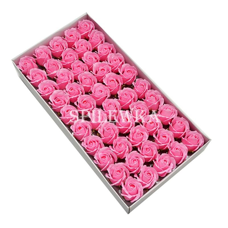Spilewka 3-Layer Rose with Curly Petals Fake Flowers Heads Wedding DIY Gift Box Valentine's Day Home Decor Artificial Flower