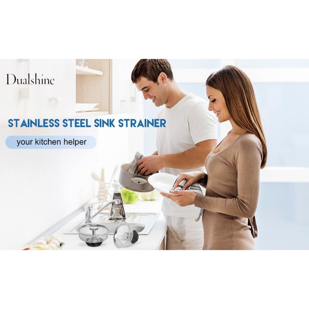 2 шт. фильтр для кухонной мойки с ручкой и пробкой корзина для слива кухонной мойки/пробка/заглушка из нержавеющей стали фильтр для слива кухонной мойки сетчатый фильтр