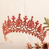 Французский ретро-дворцовый стиль сплав горный хрусталь свадебный банкет головной убор корона свадебные украшения аксессуары для волос