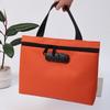 Canvas Bill Money Bag with Lock Zip Closure Security Document Bag  Outdoor Activities