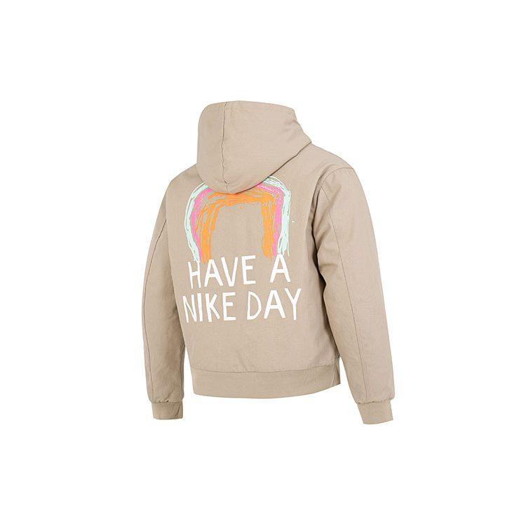 Nike Куртки Мужские Хаки С Капюшоном Несъемный Средняя DQ4184-247