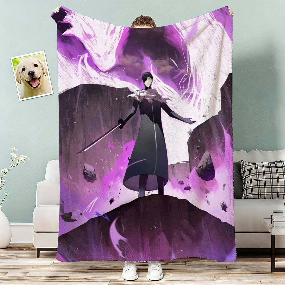 Плед Sosuke Aizen Легкий 240 г Фланелевый Мягкий Для Кожи Для Охлаждения Летом