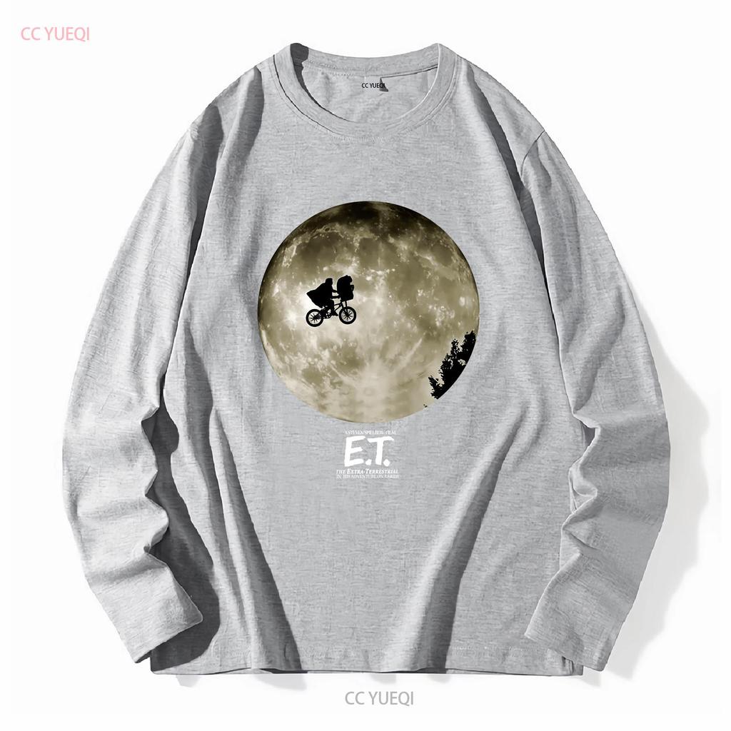 E T The Extraterrestrial 1982 Spielberg Retro Movie Shirt Black Size 2XL vintage Washed designer clothes streetwear Stylish