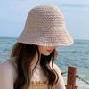 Foldable Beach Cap UV Protection Panama Cap Women Shade Hat
