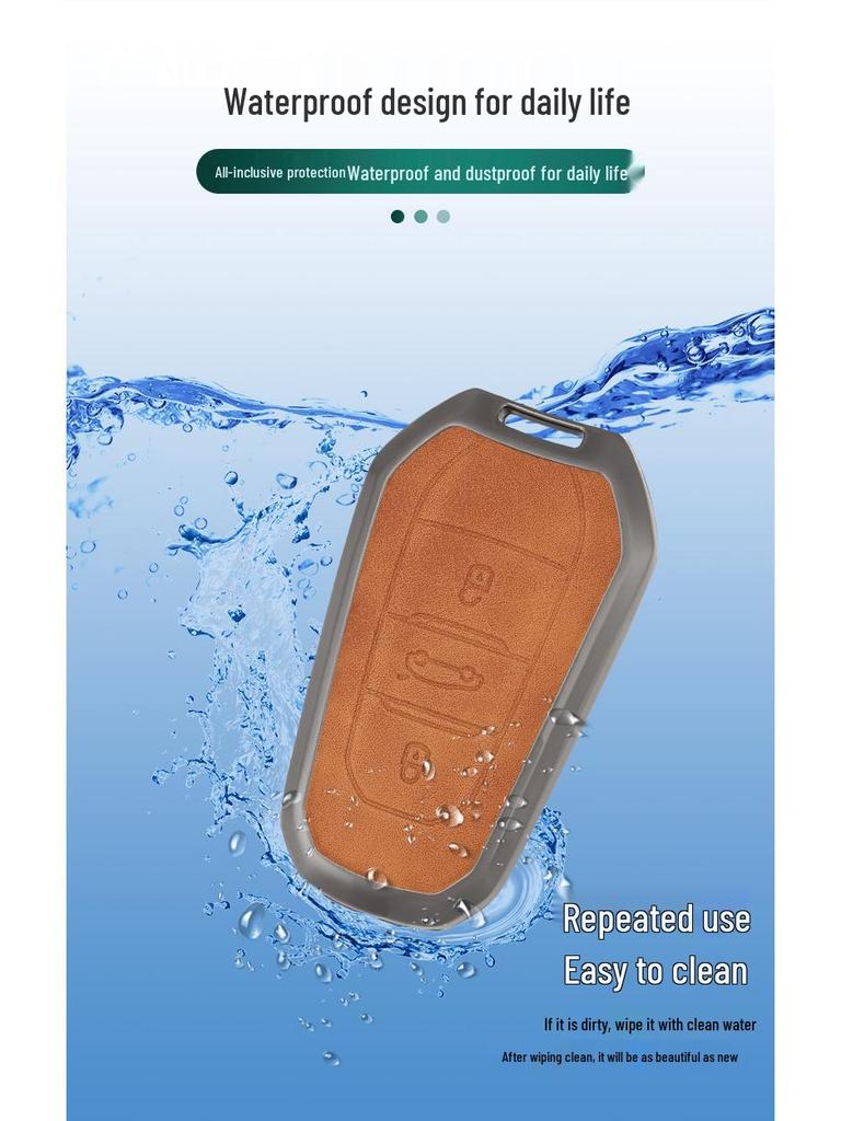 DS9 Key Case: Metal Shell Buckle for DS7, DS3EV, DS4, DS5, DS6 Car Keys