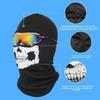 Skull Print Bicycle Balaclava Windproof Anti-UV Motorcycle Full Face Mask Full Face Design Neck Warmer Full Face Mask