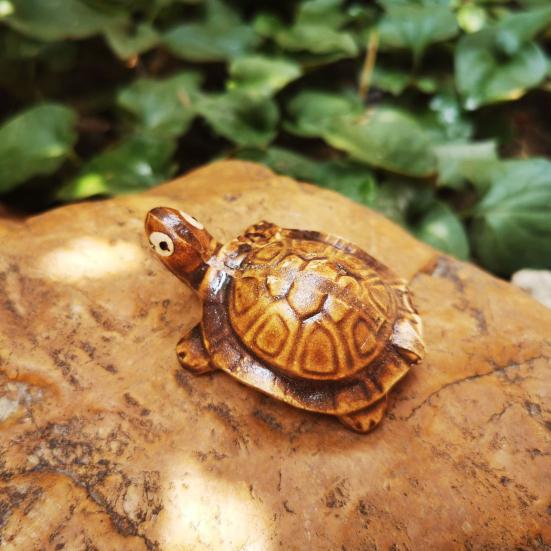 Черепаха Орнамент Мини Фэн Шуй Деньги Фигурка Черепахи Керамическая Статуя Черепахи для Бонсай Аквариум Украшения