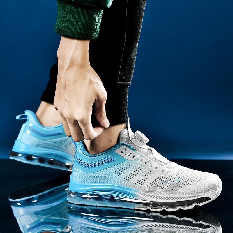 Мужские кроссовки для бега на воздушной подушке большого размера, спортивная обувь для бега, брендовые дизайнерские кроссовки, мужские удобные кроссовки для спортзала, мужская обувь