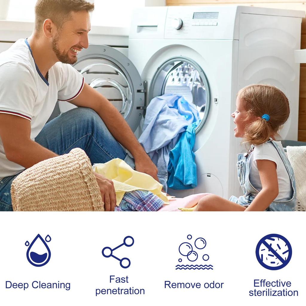 12 шт. Таблетки для чистки стиральной машины Барабанный тип Бак для воды Чистка стиральной машины Средство для удаления запаха и грязи Чистящие таблетки