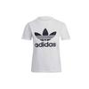 adidas Женская спортивная футболка с коротким рукавом и принтом логотипа Originals Trefoil Vintage, топ, белый GN2899