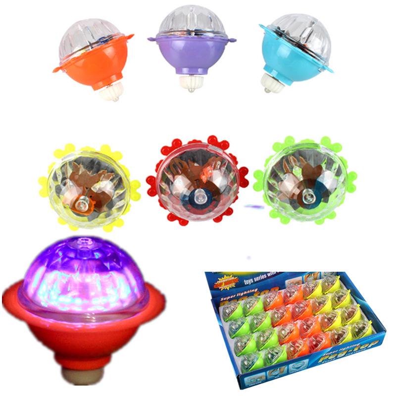 Светящаяся быстро вращающаяся мигающая игрушка-гироскоп