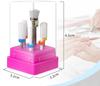 7 Pcs Ceramic Milling Cutters Set For Manicure Combined Removing Gel Polishing Nail Drill Bits Kit Tools