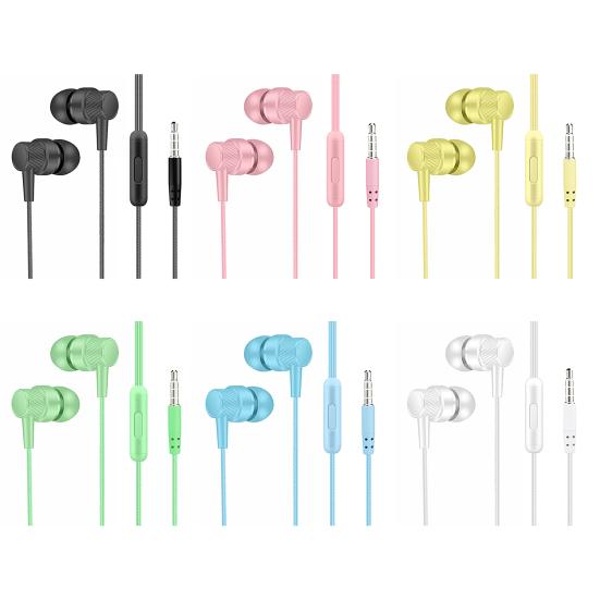 Проводные наушники-вкладыши с интеллектуальным шумоподавлением, мощными басами, эргономичные 3,5-миллиметровые внутриканальные наушники HiFi для спортивных игр и бега