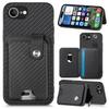 For iPhone 16e Case Card Slots Kickstand Phone Back Cover with Card Tool