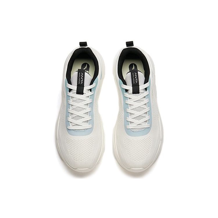 Anta Fabric Mesh Comprehensive Shock Absorption Non-Slip Wear-Resistant Breathable Low-Top Training Shoes Men Sneakers White Blue 112217719-1