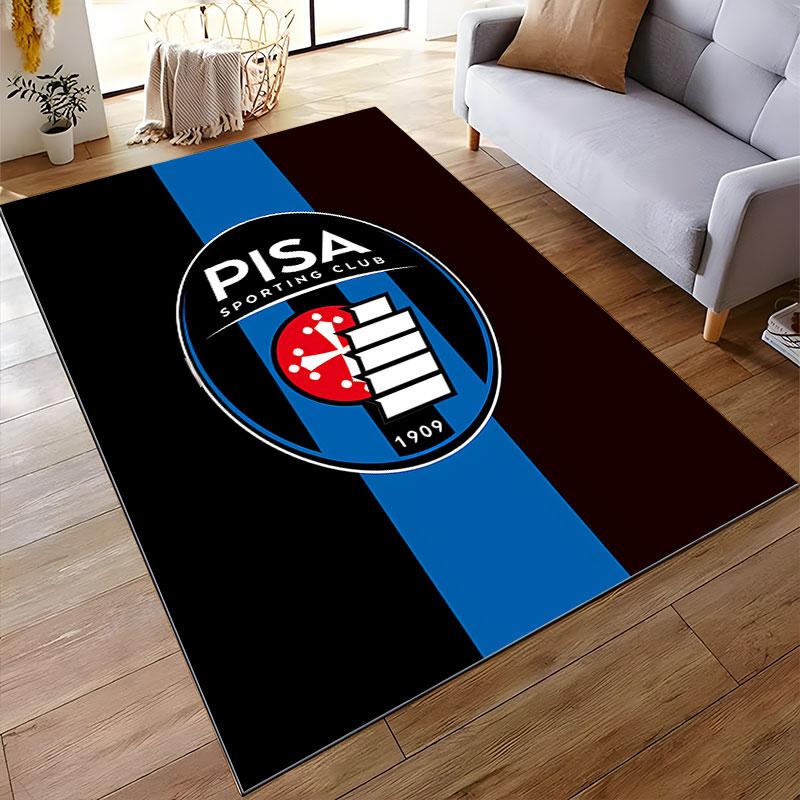 Ковер с логотипом спортивного клуба PISA, подходит в качестве нескользящего коврика для гостиной или спальни у дивана